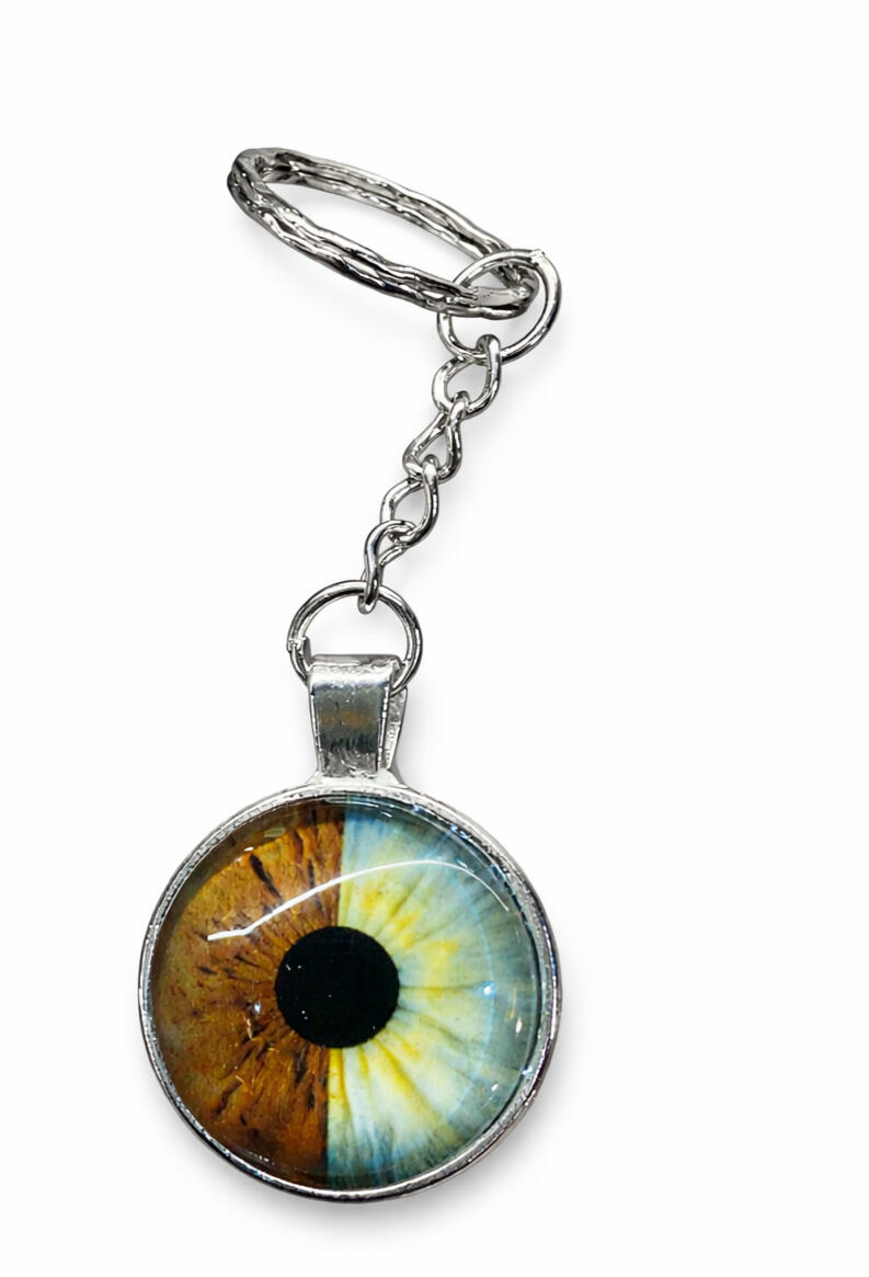 double face sun keychain