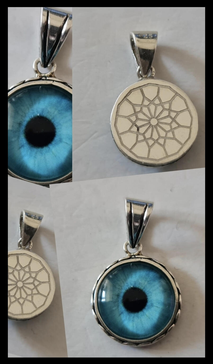 built in necklace with zircon