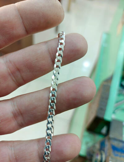 built in necklace with zircon